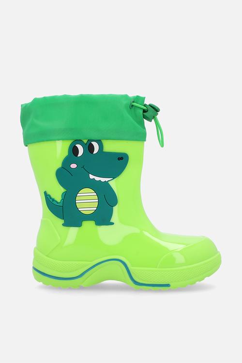Croco rainboot - green