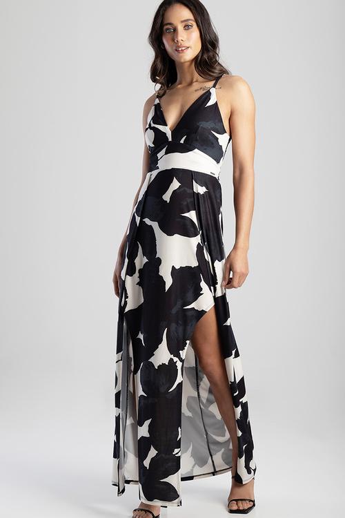 Look At You: Knit Maxi Dress - Black