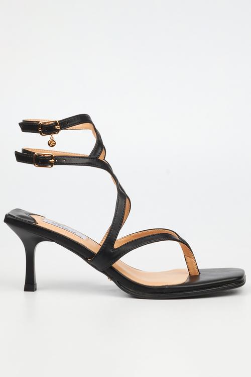 Gelato 3 gladiator heel - black