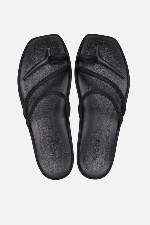 Miami i toe loop sandal - black