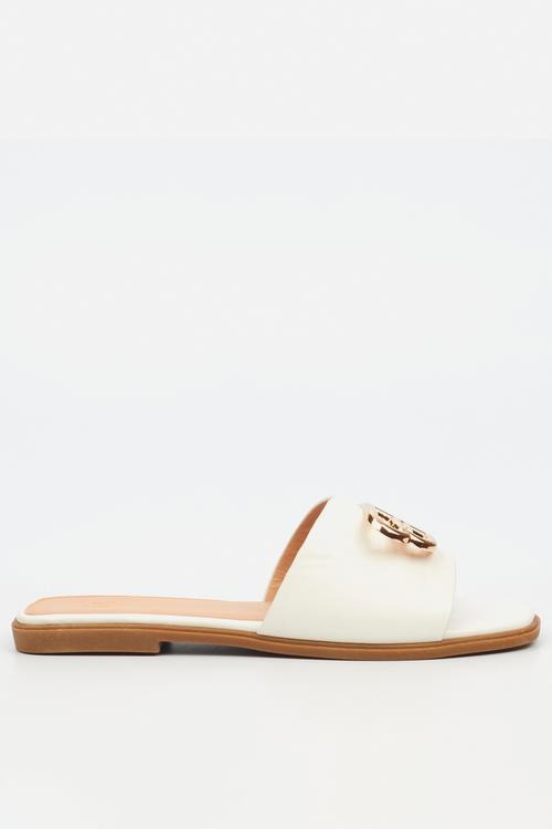 Syrup 1 flat sandal - white
