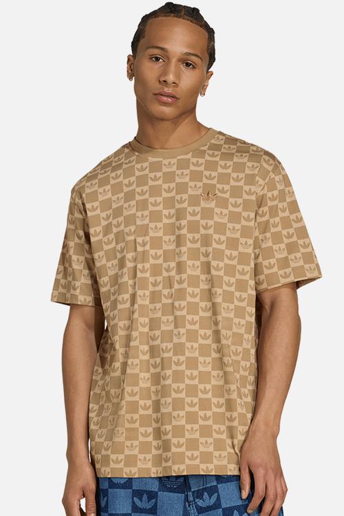 Monogram Loose Tee - Brown