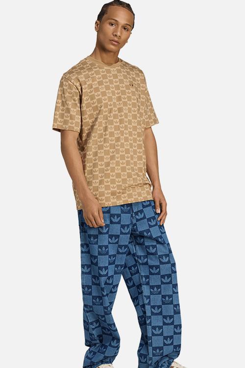 Monogram Loose Tee - Brown