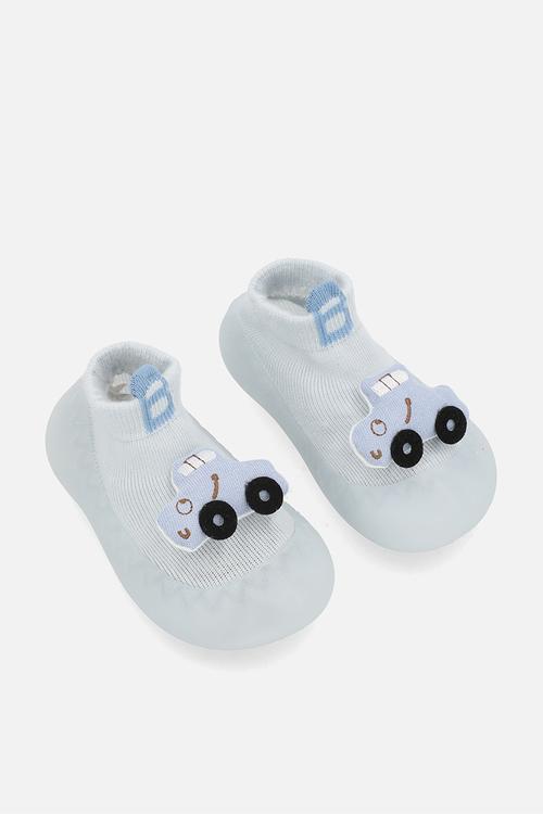 Sock boots - light blue