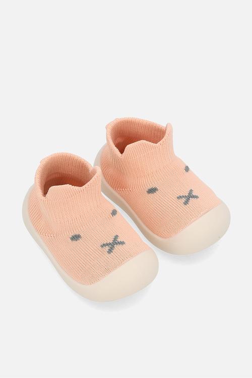 Sock boot - peach