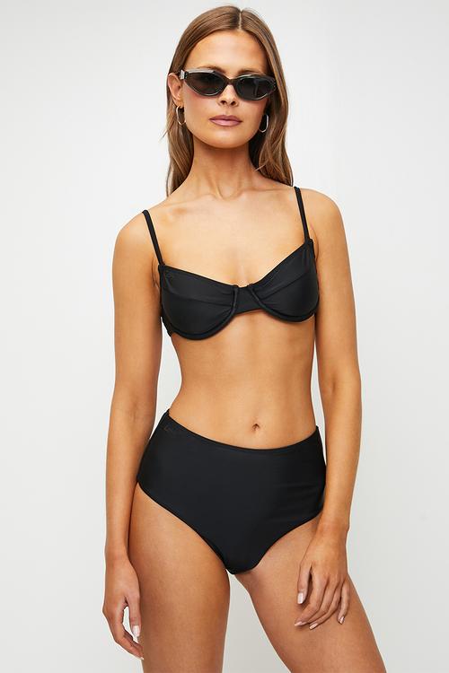 Ladies bikini top - black