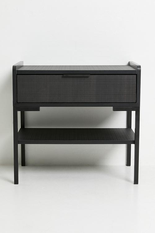 Urban 1 Drawer Pedestal Texture - black