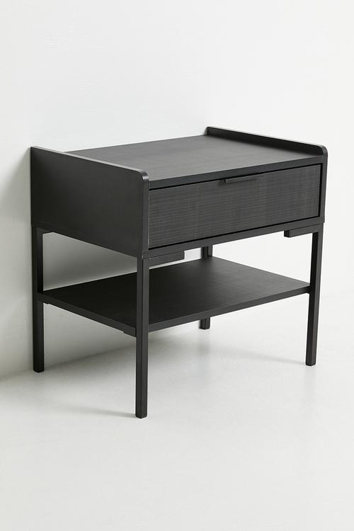 Urban 1 Drawer Pedestal Texture - black