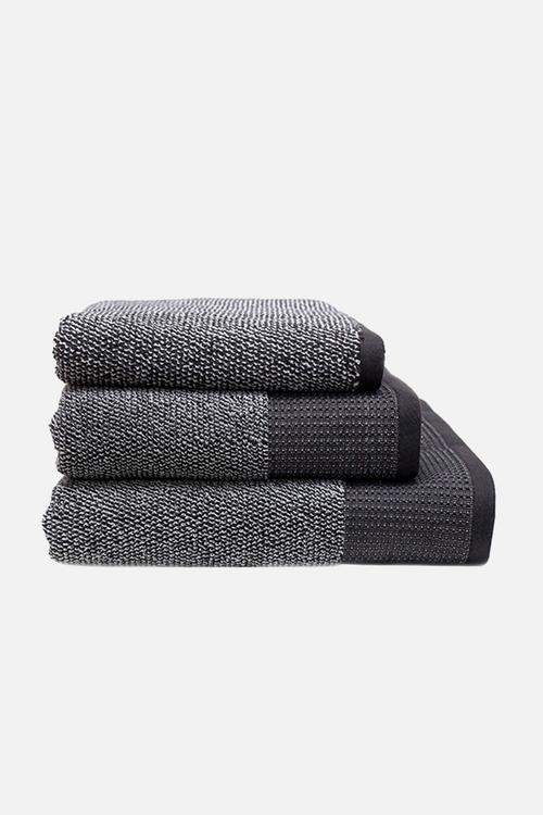 Plush Marle Towel - Charcoal 