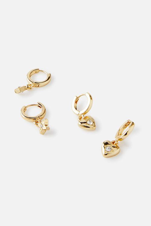 2Pk Mid Earring - Gold