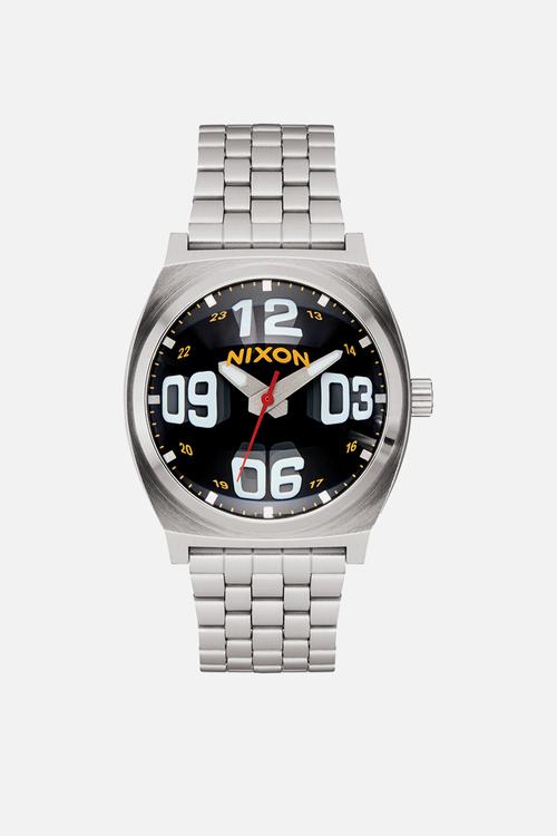 Time Teller Watch - Silver & Black