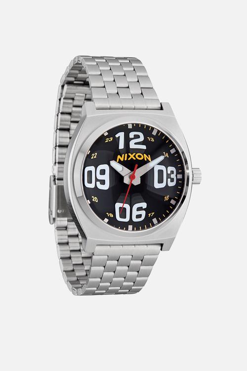 Time Teller Watch - Silver & Black