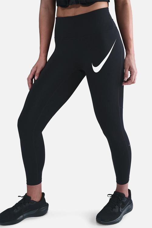 High-Waisted 7/8 Leggings - Black