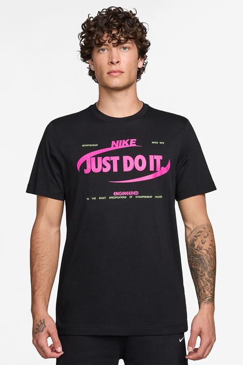 NSW Just Do It Tee - Black/Fire Pink