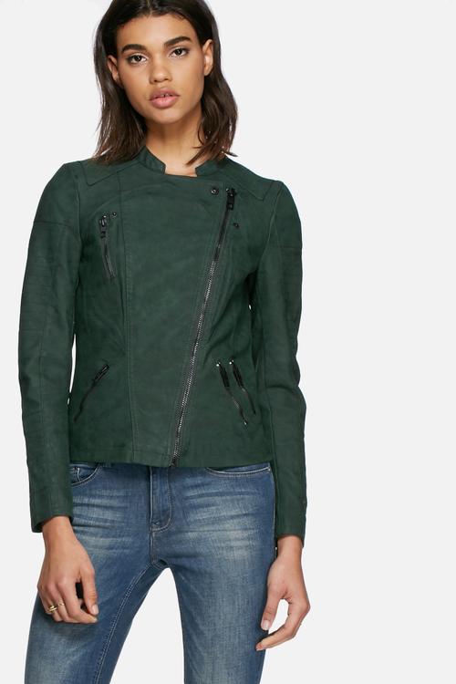 Ava PU biker jacket