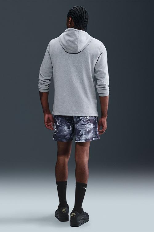 NSW Club Men's Knit Pullover Hoodie  - Dk Grey Heather/Lt Smoke Grey/W