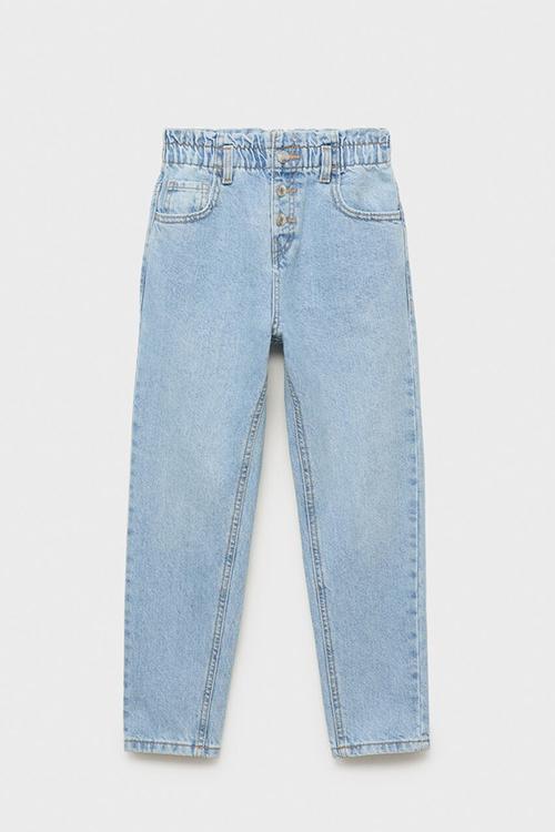 Jeans Paperbag - Open Blue