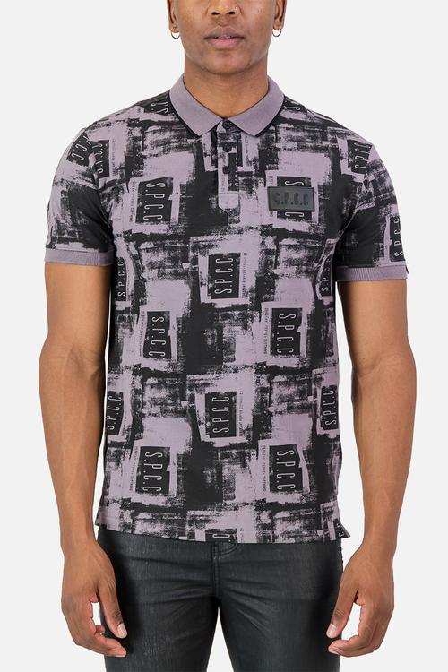 Helm Golfer Slimline Fit Fashion Polos Chateau - purple