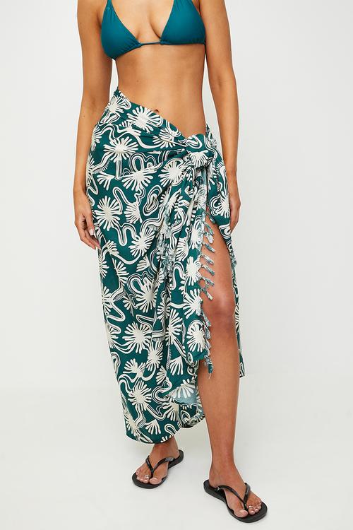 Ladies sarong - teal