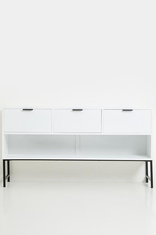 Carlo console - white