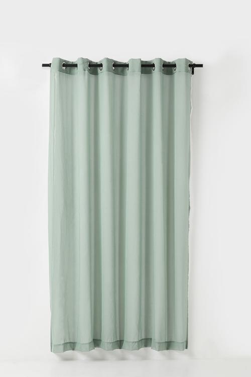 Spectra sheer Eyelet Curtain - Sage