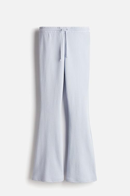 Flared joggers - light blue 