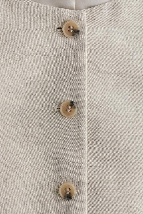 Long suit waistcoat -  light beige 
