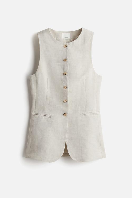 Long suit waistcoat -  light beige 