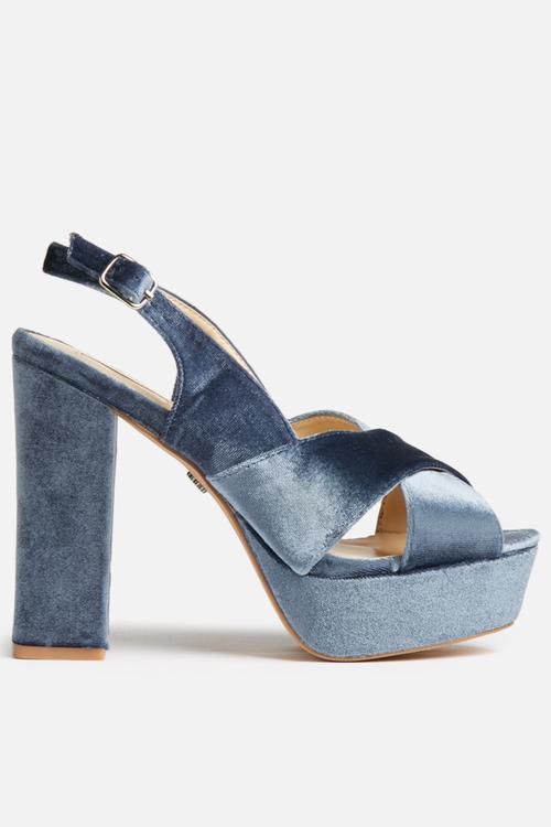 Leah Velvet Platforms