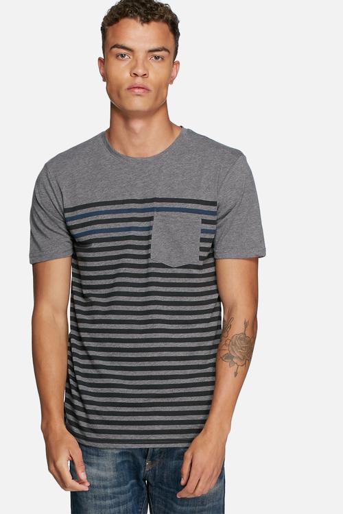 Striped fitted tee