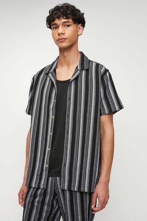 Vertical Shirt - Black