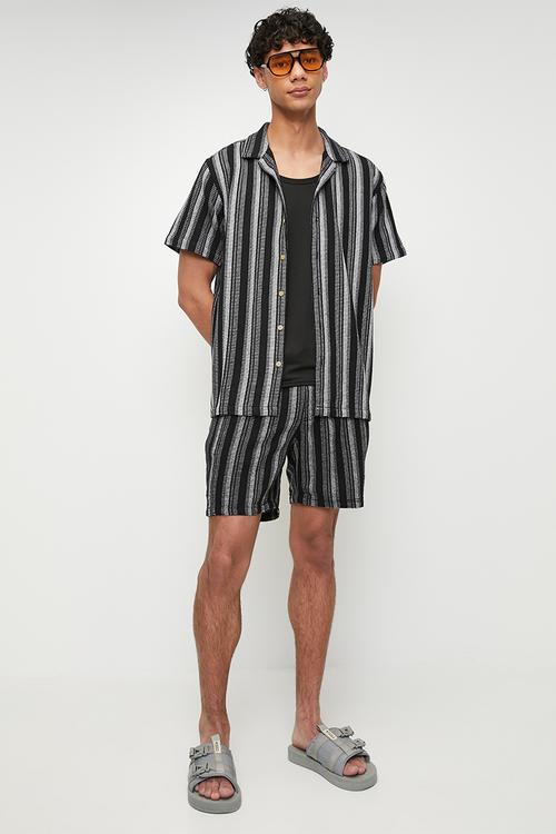 Vertical Shirt - Black