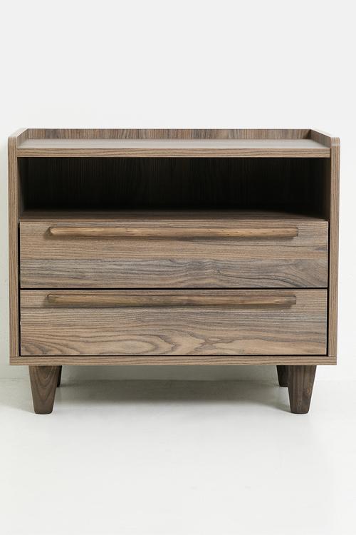 Lisbon 2 Drawer Pedestal - Natural