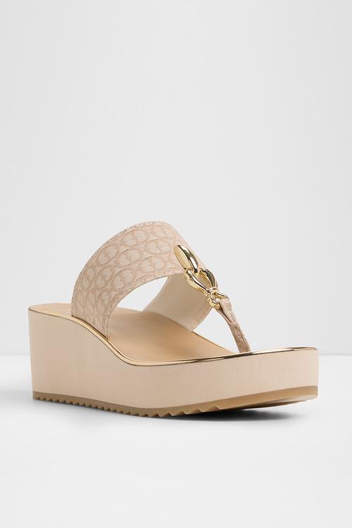 Penelopy wedge - cream