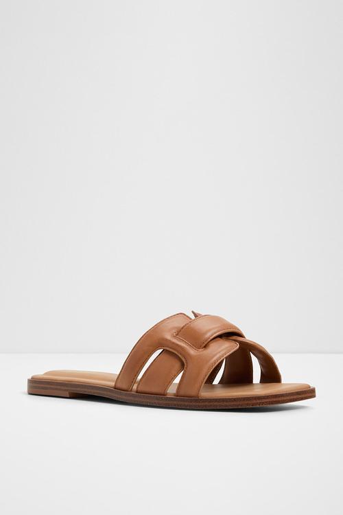 Eleny slide - medium brown