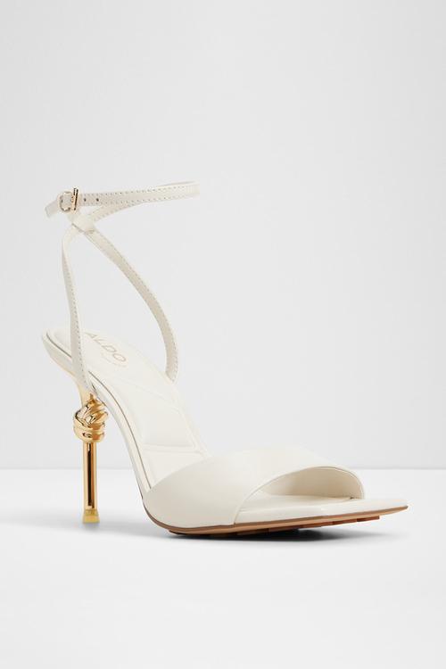 Harmonious heel - white/bone 