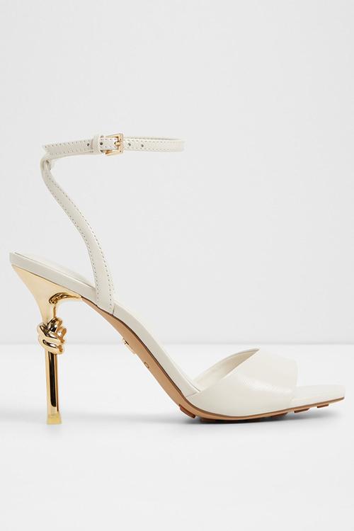 Harmonious heel - white/bone 