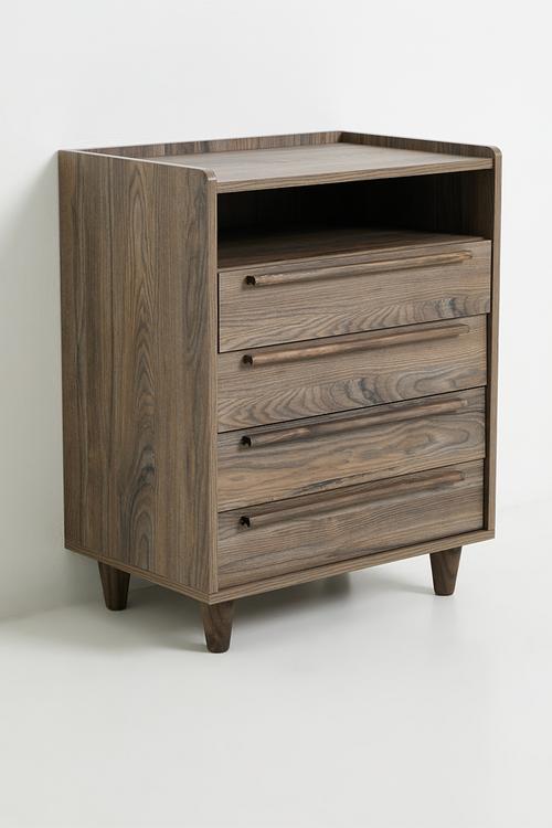 Lisbon 4 Drawer Chest of Drawers - Natural