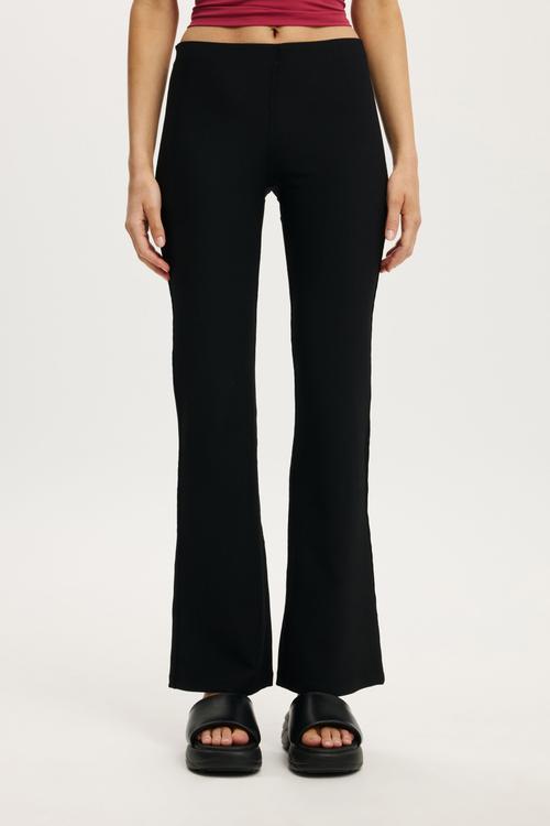 Ines pull on pant - black