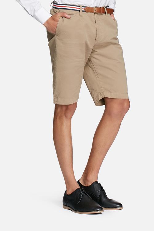 Lorenzo belted shorts