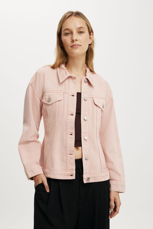 Alva Cinched Denim Jacket - Pretty Please