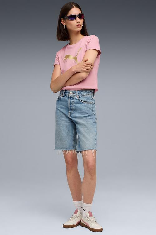 ESS METALLIC Tee W Poised Pink-metallic