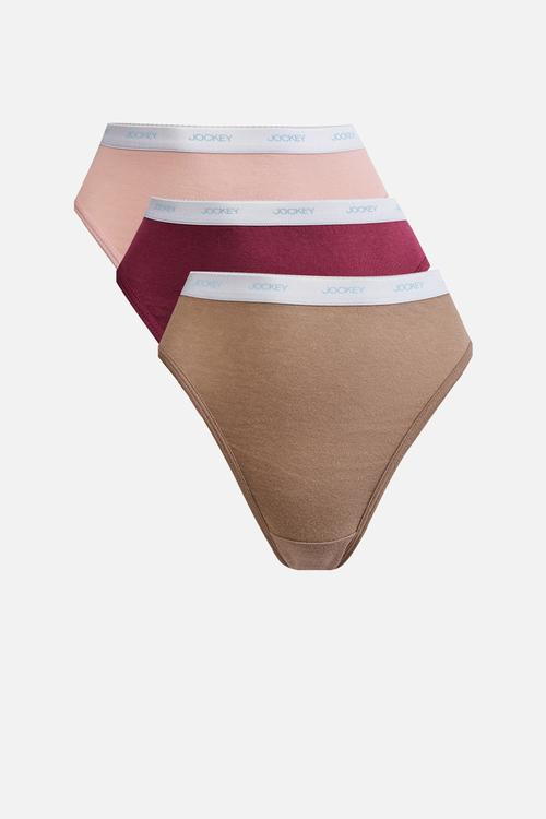 Plus 3 Pk Plain French Cut - Natural