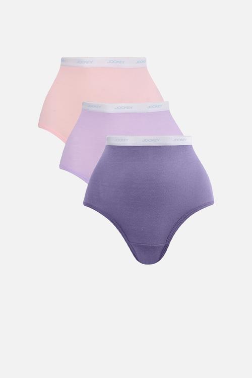 3 pk plain full brief - pastel