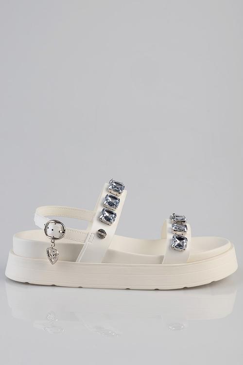 Bling platform - white
