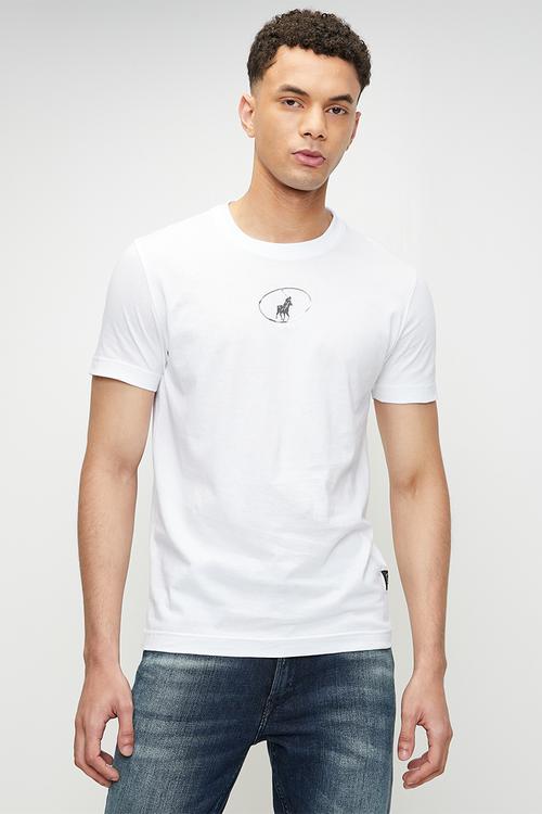 NYIKO PJC Ss Metallic Logo Tee - White
