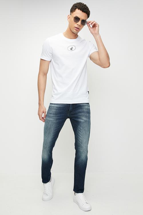 NYIKO PJC Ss Metallic Logo Tee - White