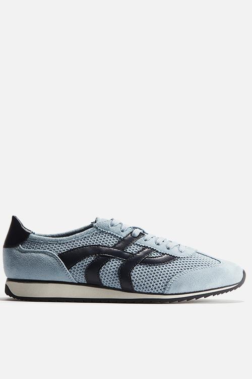 Trainers - light blue & black