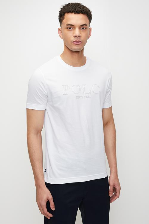 Baker printed short sleeve T-shirt - off white	