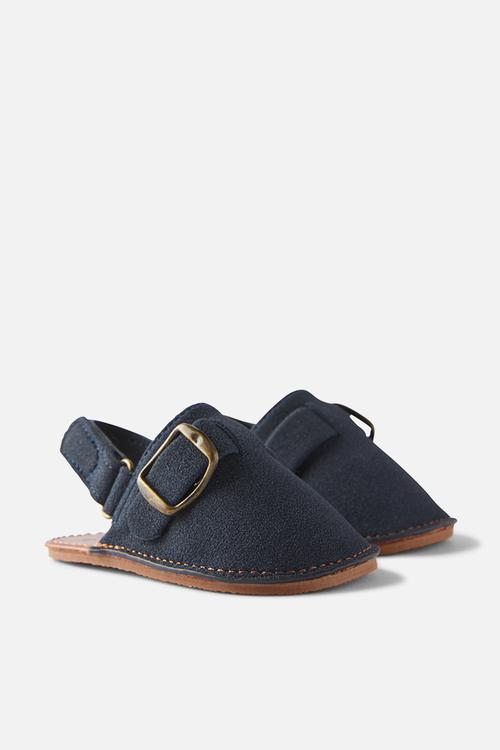 Mini tommy buckle slide - navy ink